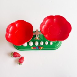 Balance de dînette Smoby en forme de fleur années 80