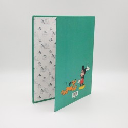 Classeur vintage 1990 "Mickey & Pluto Back To School"