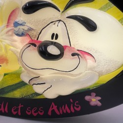 Lampe "enseigne" Diddl double face années 90
