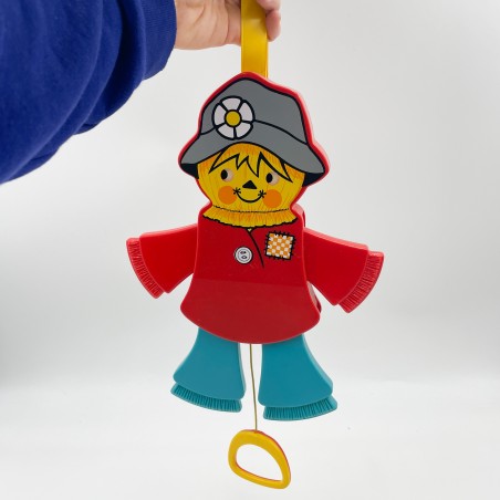 Pantin Epouvantail à tirer vintage Fisher Price années 70