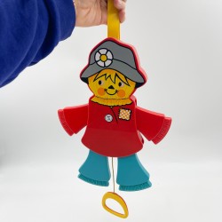 Pantin Epouvantail à tirer vintage Fisher Price années 70