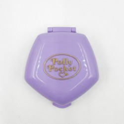 Polly Pocket , boitier hexagonal mauve "Le Bar à burgers de Patty"", 1992