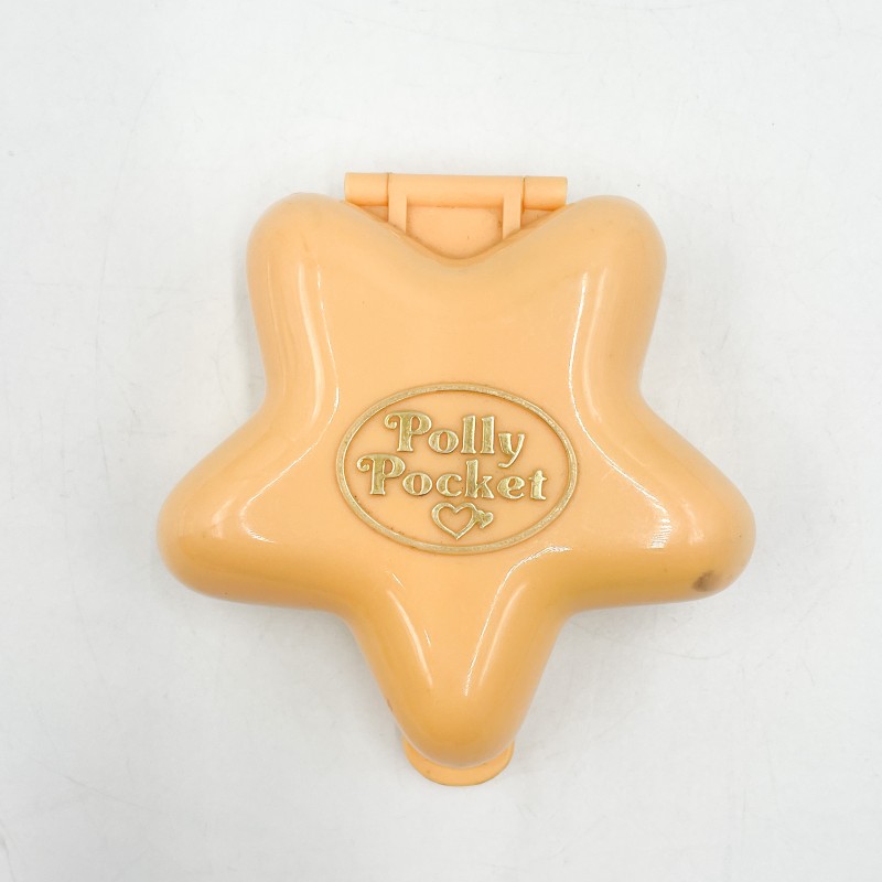 Polly Pocket "Star d'Hollywood", boitier étoile orange, 1992