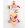Polly Pocket "Star d'Hollywood", boitier étoile orange, 1992