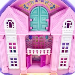 Polly Pocket "La merveilleuse fête de mariage de Polly", gros boitier coeur violet