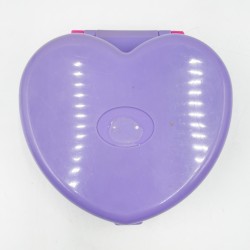 Polly Pocket "La merveilleuse fête de mariage de Polly", gros boitier coeur violet