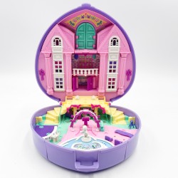 copy of Polly Pocket "La merveilleuse fête de mariage Polly", gros boitier coeur violet
