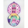 Polly Pocket "La merveilleuse fête de mariage de Polly", gros boitier coeur violet