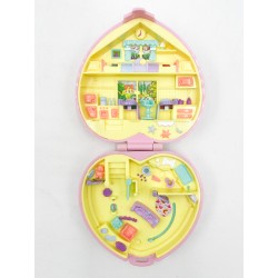 Polly Pocket "Polly's Toytime fun", Boitier rose matelassé