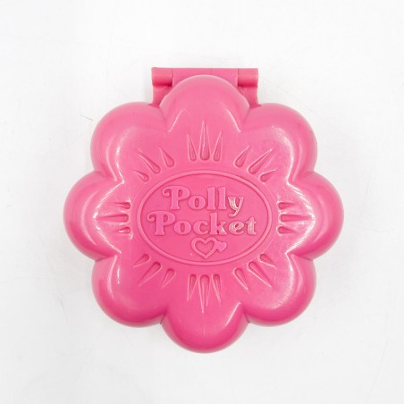 Polly Pocket "Mr Fry's restaurant" , ("Restaurant de M. Fry"),  boitier fleur fushia