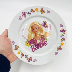 Assiette Barbie en porcelaine vintage 1995
