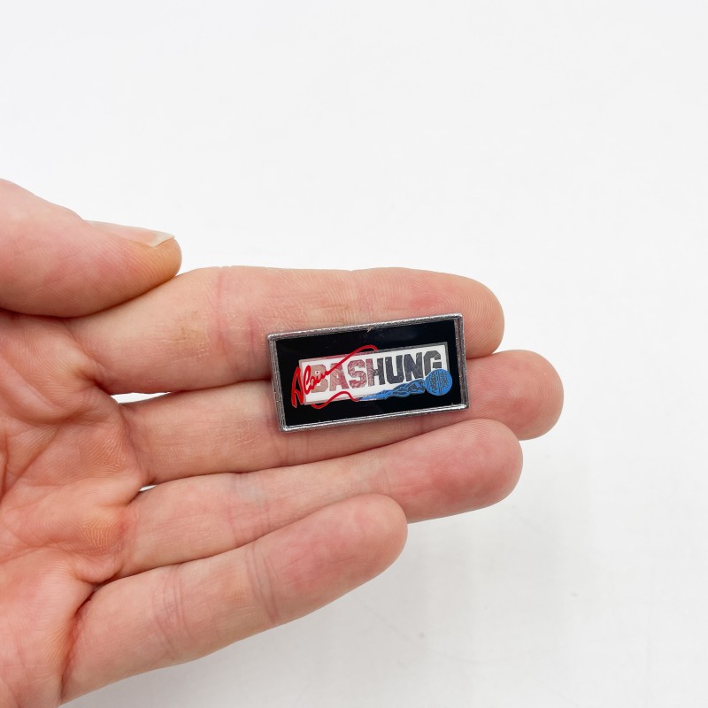 Broche pin's Alain Bashung vintage années 80