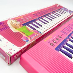 Clavier synthetiseur Bontempi rose Barbie vintage années 90