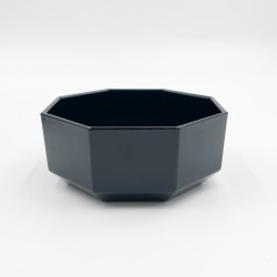 Ensemble de 6 Tasses et soucoupes à café octogonale noir et blanc "Octime" - Arcoroc