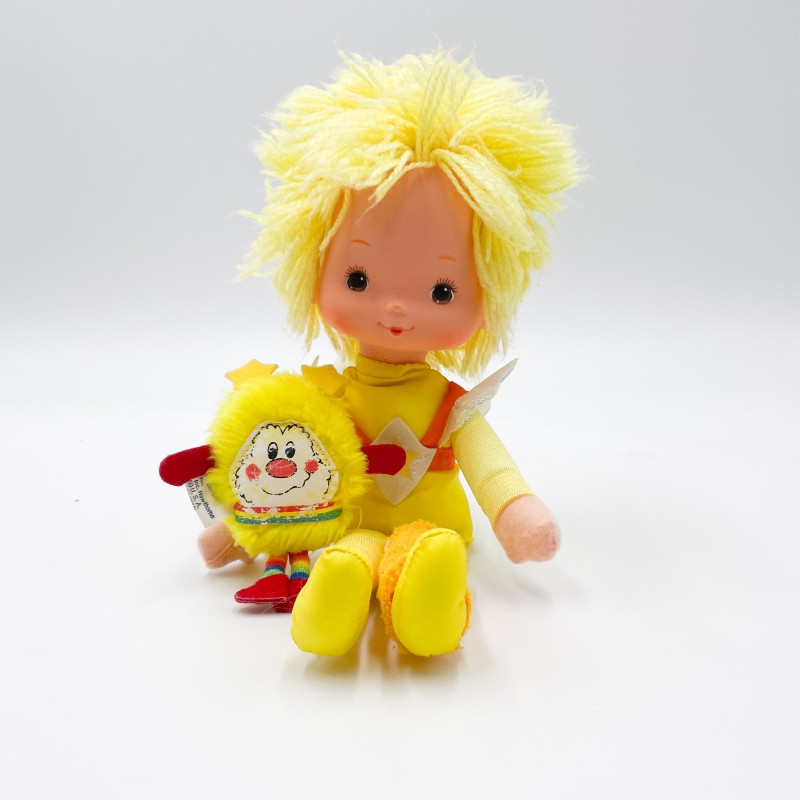 Poupée "Capucine" de Rainbow Brite et son lutin en loose, 1983