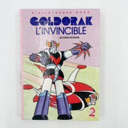 Livre "Goldorak l'invincible", Bibliothèque rose (Jacques Blondin), 1982