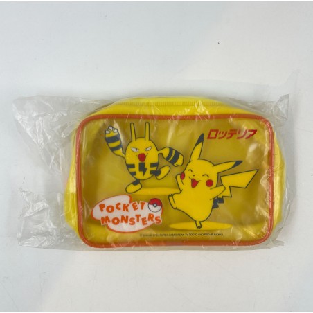 Trousse en plastique "Pocket Monsters" Pokemon, vintage neuve-Accessoires-1982 Le Shop 