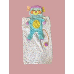 Sac de couchage Popples bleu années 80