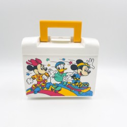 Lunch box Mickey avec sa boîte à sandwich,  années 80