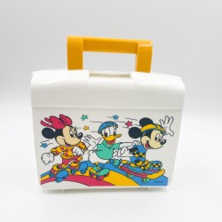 Lunch box Mickey avec sa boîte à sandwich,  années 80