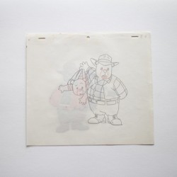 Celluloïd / Animation Cel - Les Petits Malins/ Maple Town- Papa Ours et Bobby