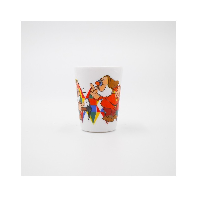 Gobelet en verre trempé Blanche Neige et  les 7 nains (modèle 1)