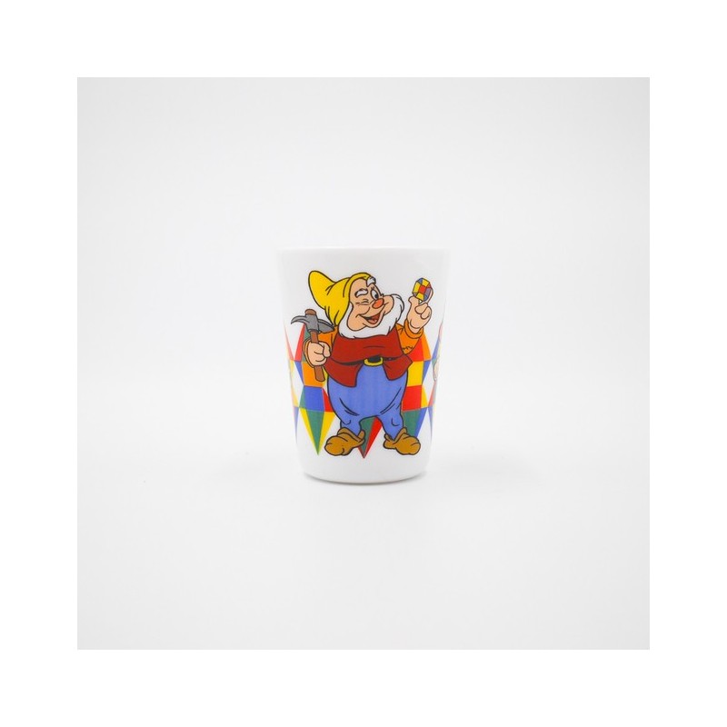 Gobelet en verre trempé Blanche Neige et  les 7 nains (modèle 2)