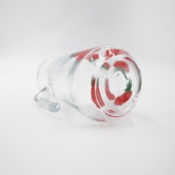 Pichet à eau motifs fraise