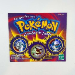 Jetons Pokemon "Combat de pièces", Hasbro, années 90