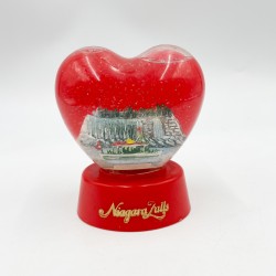 Boule à neige coeur "Niagara Falls" (Les chutes du Niagara),  vintage années 70